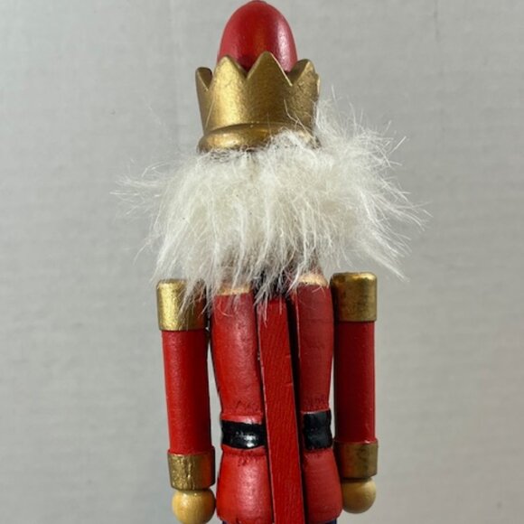 Christmas Wooden Table Nutcracker Style Decor Soldier Holiday 8.75"Tall - Picture 7 of 16